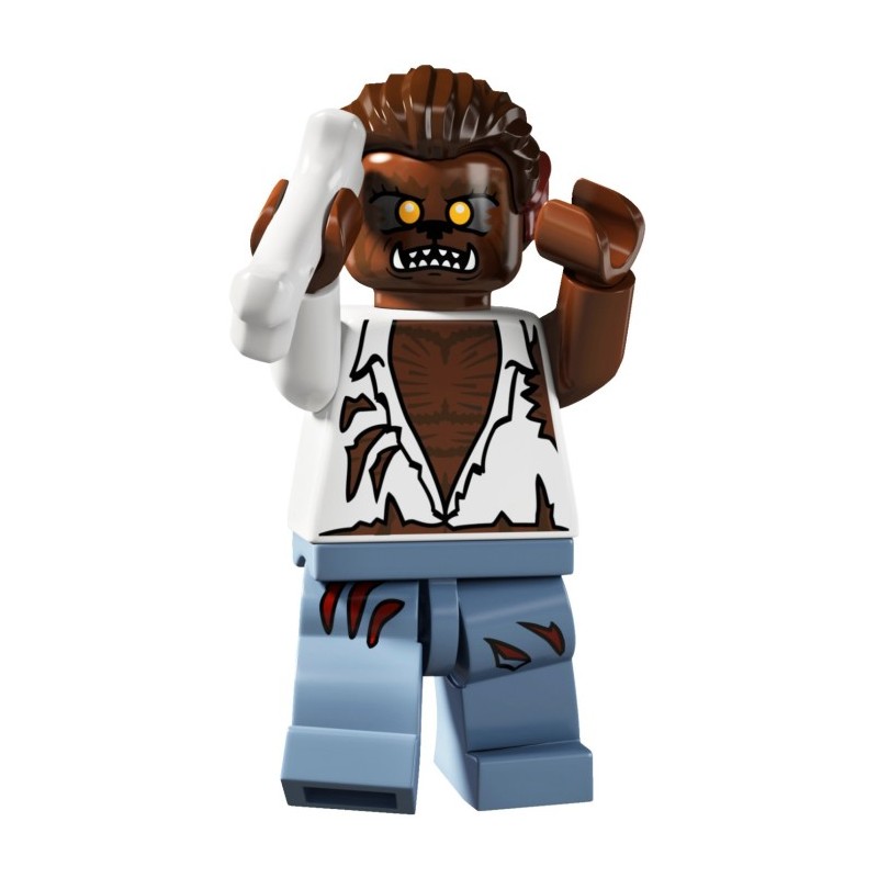 LEGO 8804 - 12 Werewolf LUPO MANNARO MINIFIGURE - MINIFIGURES SERIE 4