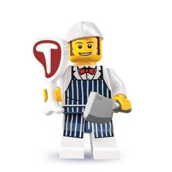 LEGO MINIFIGURES SERIE 6 Butcher MACELLARIO 8827 - 14