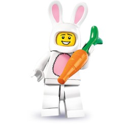 LEGO MINIFIGURES SERIE 7 Bunny Suit Guy RAGAZZO CONIGLIO 8831 - 3