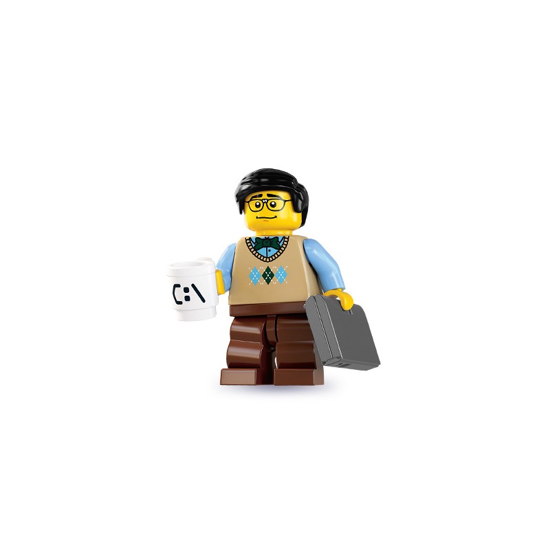Lego Computer Programmer LEGO MINIFIGURES SERIE 7 Computer Programmer PROGRAMMATORE 8831 - 12