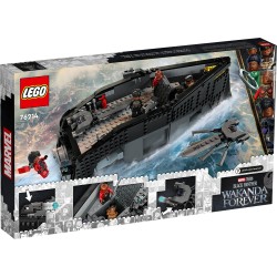 LEGO 76214 MARVEL SUPER HEROES Black Panther: Guerra sull’acqua! scat. leg. rov.