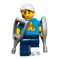 LEGO MINIFIGURES SERIE 15 71011-4 Clumsy Guy - RAGAZZO CON LE STAMPELLE