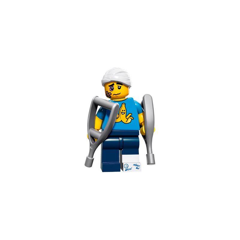 LEGO MINIFIGURES SERIE 15 71011-4 Clumsy Guy - RAGAZZO CON LE STAMPELLE