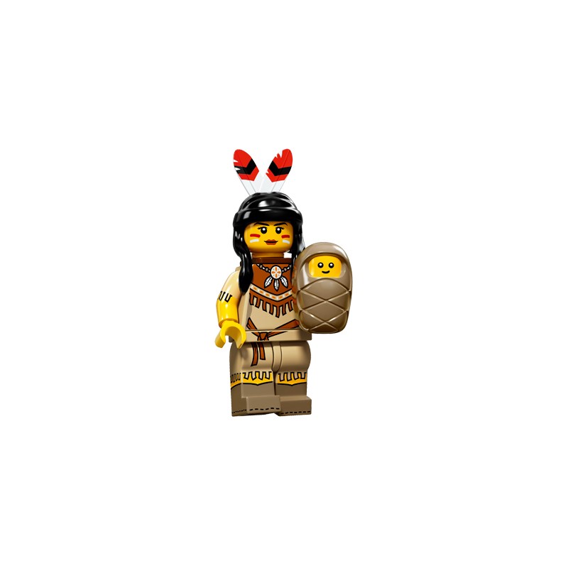 LEGO MINIFIGURES SERIE 15 71011-5 Tribal Woman - DONNA TRIBALE