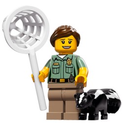 LEGO MINIFIGURES SERIE 15 71011-8 Animal Control Officer - GUARDIACACCIA