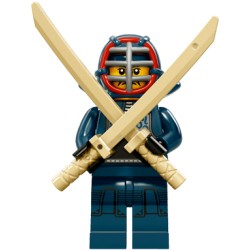 LEGO MINIFIGURES SERIE 15 71011-12 Kendo Fighter - COMBATTENTE DI KENDO
