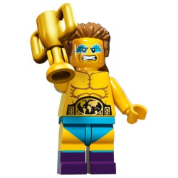 LEGO MINIFIGURES SERIE 15 71011-14 CAMPIONE DI Wrestling Champion