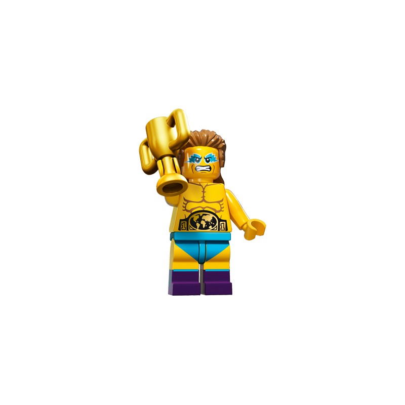 LEGO MINIFIGURES SERIE 15 71011-14 CAMPIONE DI Wrestling Champion