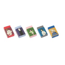 STUDIO GHIBLI - SPIRITED AWAY - LA CITTA' INCANTATA 5 GOMME - ERASERS SET