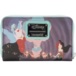 PORTAFOGLIO CON ZIP DISNEY LITTLE MERMAID LA SIRENETTA - PRINCESS SCENES SERIES