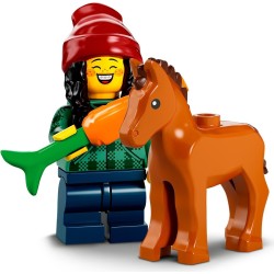 LEGO MINIFIGURES SERIE 23 71032-5 Horse and Groom - CAVALLO E STALLIERE