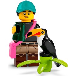 LEGO MINIFIGURES SERIE 23 71032 - 9 Bird-watcher - OSSERVATRICE DI UCCELLI