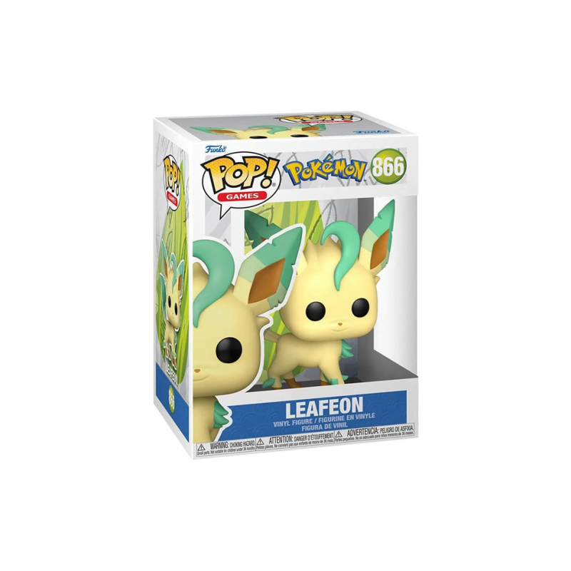 FUNKO POP GAMES 866 LEAFEON POKEMON - 10 CM VINYL FIGURE