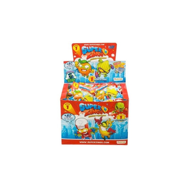 SUPERTHINGS SUPERZINGS Serie 1 – BOX da 50 personaggi Super Things ZINGS