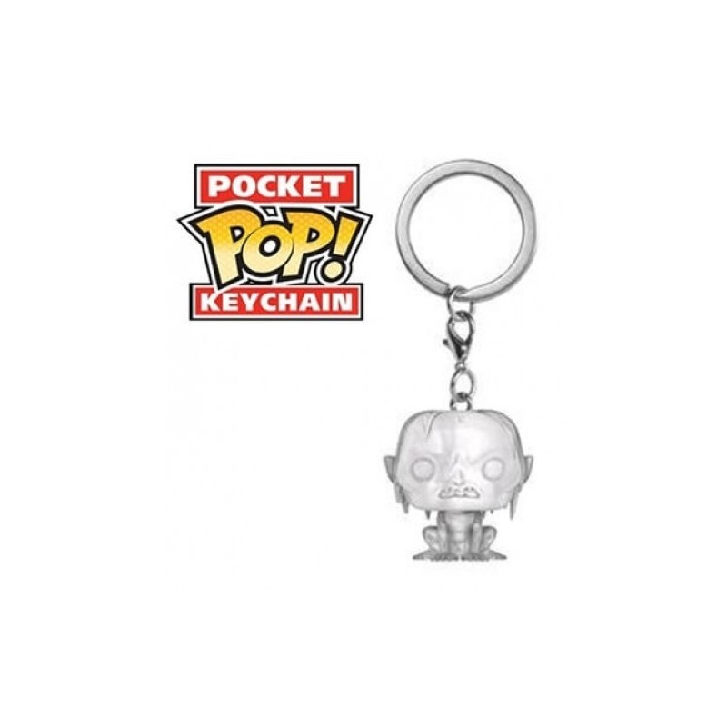 FUNKO KEYCHAIN INVISIBLE GOLLUM LORD OF THE RING 4 CM VINYL FIGURE