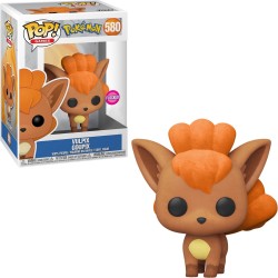 FUNKO POP GAMES 580 VULPIX GOUPIX POKEMON FLOCKED FLOCCATO box un po' rovinato