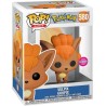 FUNKO POP GAMES 580 VULPIX GOUPIX POKEMON FLOCKED FLOCCATO box un po' rovinato