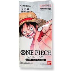 ONE PIECE CARD GAME PROMO PACK JAPANESE BUSTINA CARTE GIAPPONESE