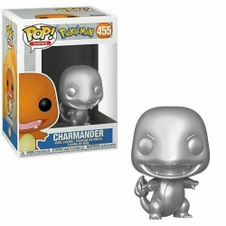 FUNKO POP 455 CHARMANDER METALLIC SILVER 25 ANNIVERSARY POKEMON scat leg rovinata