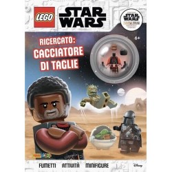 LIBRO LEGO STAR WARS RICERCATO CACCIATORE DI TAGLIE MINIGIFURE GREEF KARGA