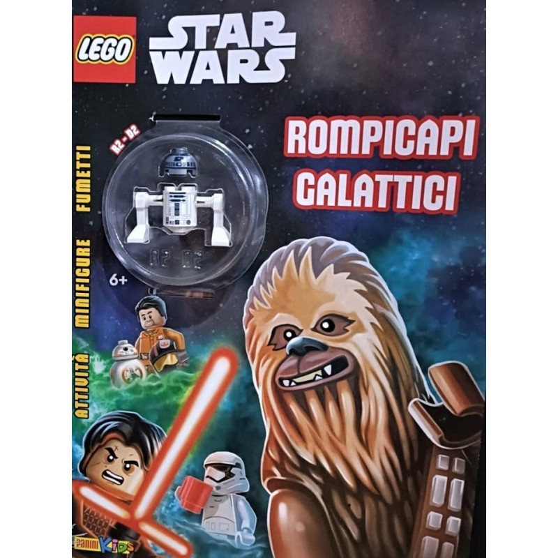 LIBRO LEGO STAR WARS ROMPICAPI GALATTICI CON MINIFIGURE R2-D2