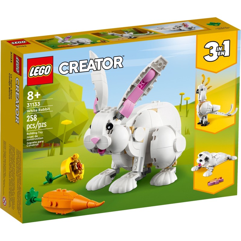 LEGO 31133 CREATOR - CREATOR EXPERT CONIGLIO BIANCO GENNAIO 2023