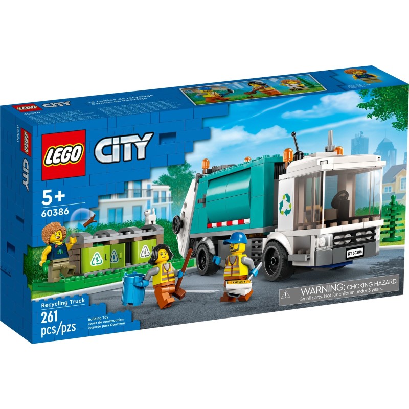 LEGO 60386 CITY CAMION PER IL RICICLAGGIO DEI RIFIUTI GENNAIO 2023