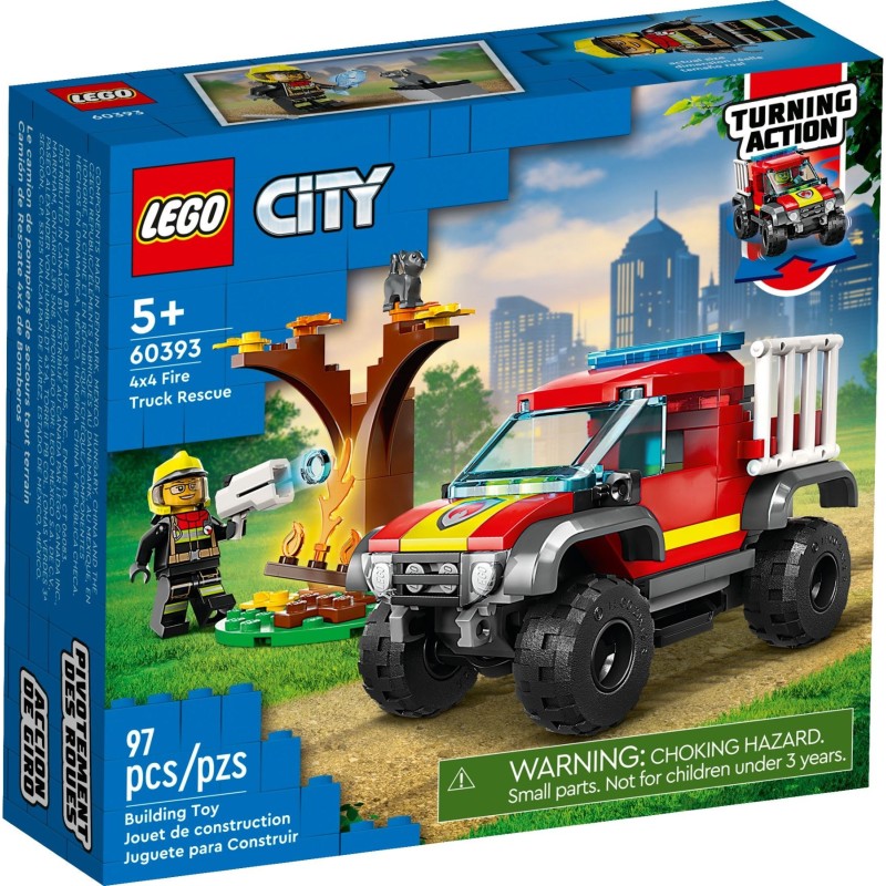 LEGO 60393 CITY SOCCORSO SUL FUORISTRADA DEI POMPIERI GENNAIO 2023