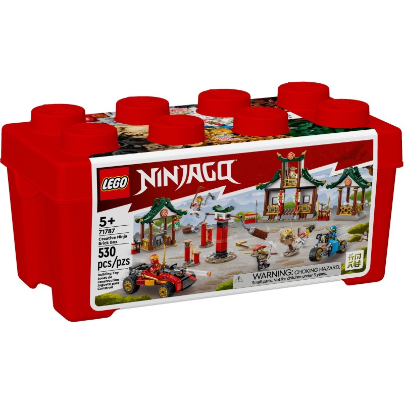 Reobrix 66029 - Set di mattoncini da costruzione Ninja giapponesi, 3086 pezzi, con luce LED, set di mattoncini espandibili, regalo per ragazzi e adulti