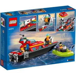 LEGO 60373 CITY BARCA DI SOCCORSO ANTINCENDIO GENNAIO 2023