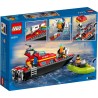 LEGO 60373 CITY BARCA DI SOCCORSO ANTINCENDIO GENNAIO 2023