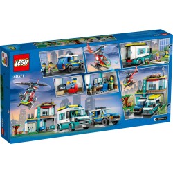 LEGO 60371 CITY QUARTIER GENERALE VEICOLI D’EMERGENZA GENNAIO 2023
