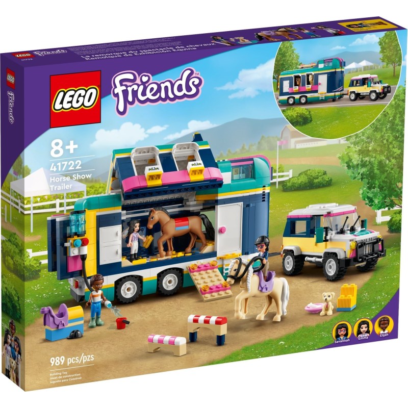 LEGO 41722 FRIENDS Rimorchio per spettacolo equestre