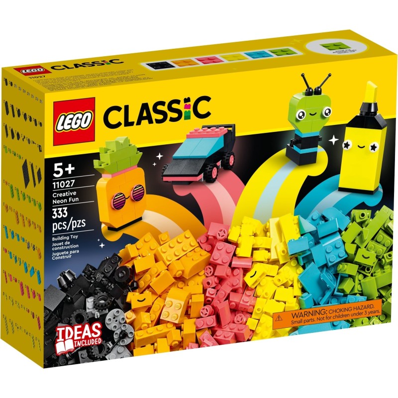 LEGO 11027 CLASSIC DIVERTIMENTO CREATIVO - NEON MARZO 2023