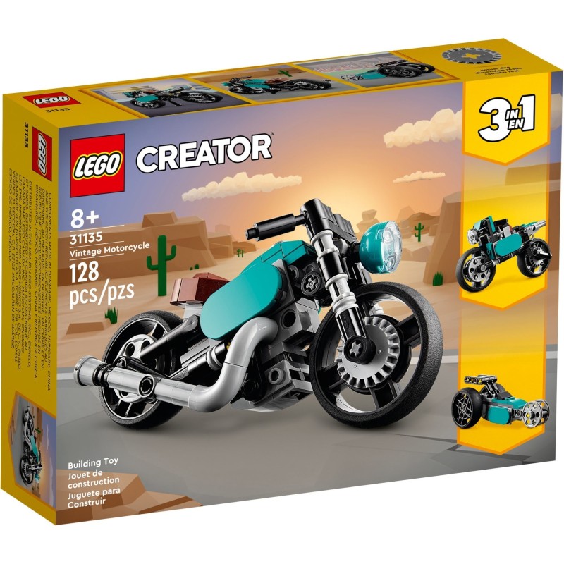 LEGO 31135 CREATOR - CREATOR EXPERT MOTOCICLETTA VINTAGE MARZO 2023