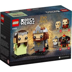 LEGO 40632 BRICKHEADZ ARAGOM E ARWEN SIGNORE DEGLI DEGLI ANELLI