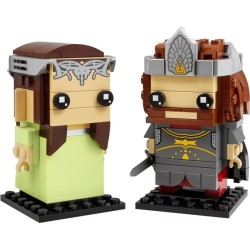 LEGO 40632 BRICKHEADZ ARAGOM E ARWEN SIGNORE DEGLI DEGLI ANELLI