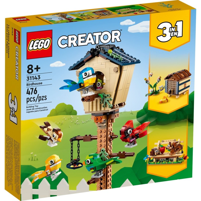 LEGO 31143 CREATOR 3 IN 1 CASETTA PER UCCELLI 2023