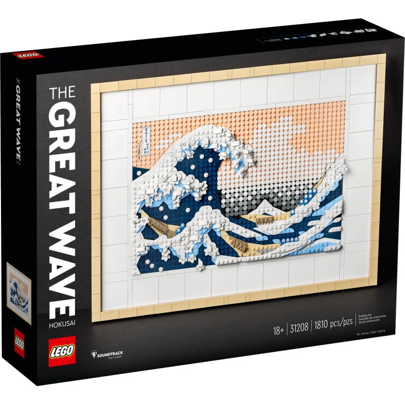 LEGO 31208 ART THE GREAT WAVE HOKUSAI 2023