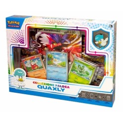 POKEMON COLLEZIONE PALDEA QUAXLY KORAIDON EX IN ITALIANO SCARLATTO E VIOLETTO