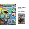 LEGO MINECRAFT RIVISTA MAGAZINE N. 8 IN ITALIANO + POLYBAG STEVE + RAGNO