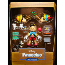 Pinocchio Action Figure Disney Ultimates Grillo Parlante Figaro 18 Cm Super7