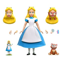 Alice In Wonderland Disney Ultimates Action Figura Alice 18 Cm Super7