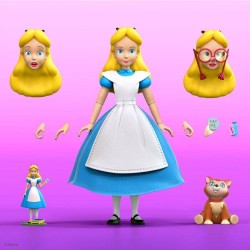 Alice In Wonderland Disney Ultimates Action Figura Alice 18 Cm Super7