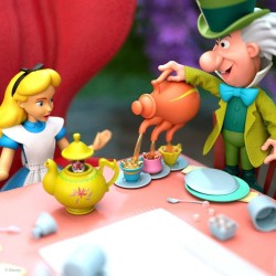 Alice in Wonderland Disney Action Figure The Tea Time Mad Hatter 1 Super7