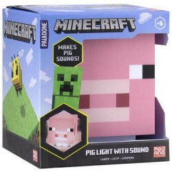 MINECRAFT LAMPADA MAIALE CON SUONO PALADONE