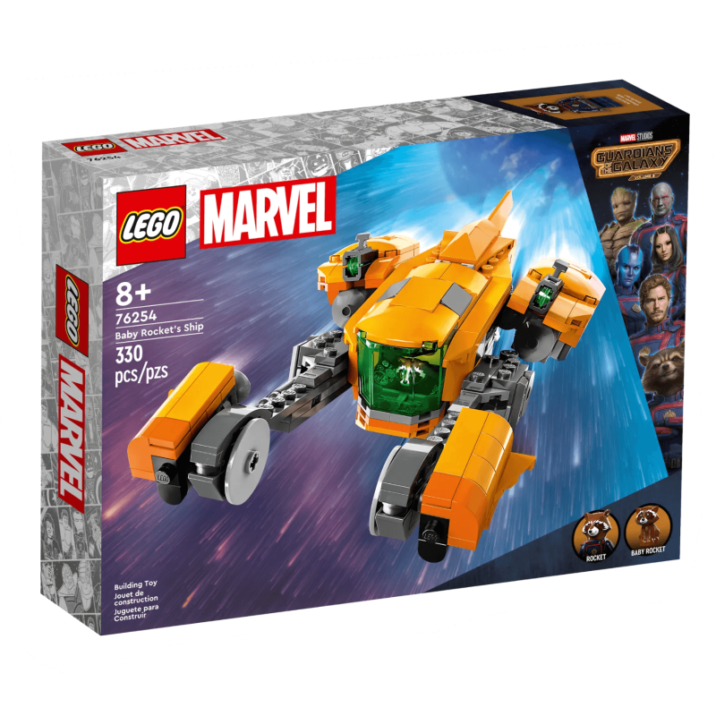 LEGO 76254 ASTRONAVE DI BABY ROCKET MARVEL GUARDIANI DELLA GALASSIA APRILE 2023