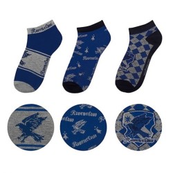 Harry Potter - Set of 3 Socks Ankle - Ravenclaw CALZINI 3 PAIA