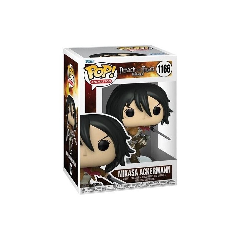 FUNKO POP 1166 MISAKA ACKERMAN ATTACK ON TITAN VINYL FIGURE 1166 9CM