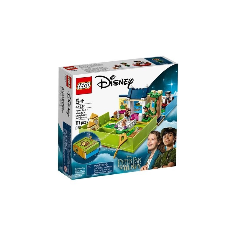 LEGO 43220 DISNEY L’avventura nel libro delle fiabe di Peter Pan e Wendy MAR23